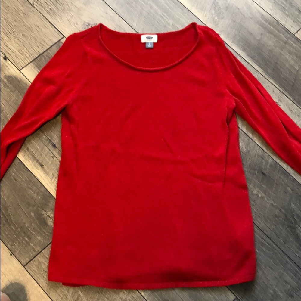 Red sweater